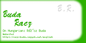 buda racz business card